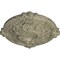 Ekena Millwork Hamilton Ceiling Medallion (Fits Canopies up to 3 3/4"), 17 3/8"OD x 1 3/4"P, Castle Stone Crackle CM17HACSC - alternate 4